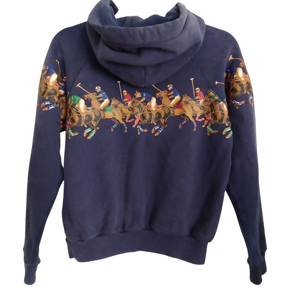 Polo Ralph Lauren Equestrian Heritage Preppy  English Countryside Hoodie Youth S - Picture 2 of 14